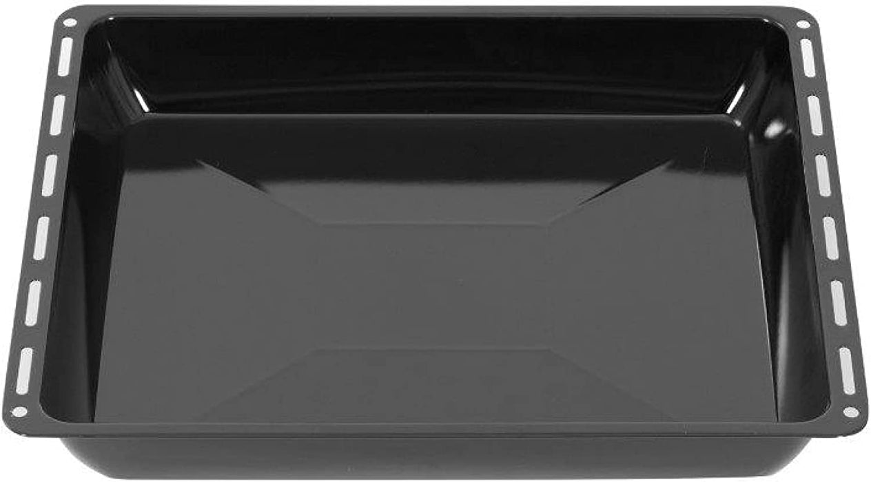 Backblech 45.5 x 37.5 x 6 cm, Extra Tiefe Emaillierte Fettpfanne für Backofen und Herd, Passend für Bosch, Siemens, Neff, Constructa, Flavel