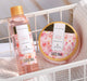 Bade Geschenkset SPA LUXETIQUE 10tlg Rosenduft Geschenke für Frauen mit Handtasche, Geburtstagsgeschenke Damen, Wellness set für Frauen