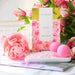 Bade Geschenkset SPA LUXETIQUE 10tlg Rosenduft Geschenke für Frauen mit Handtasche, Geburtstagsgeschenke Damen, Wellness set für Frauen