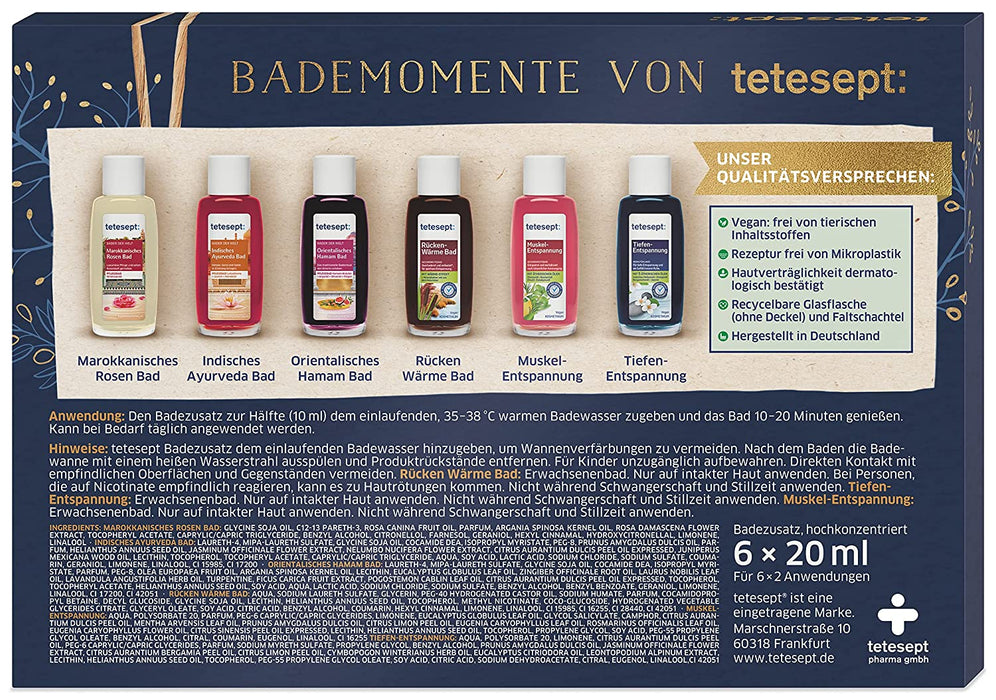 Bäder Geschenkset Bademomente – Badezusatz Probierset mit Geschenkanhänger - das ideale Präsent für jeden Anlass – 1 x Wohlfühlbäder Badeset 