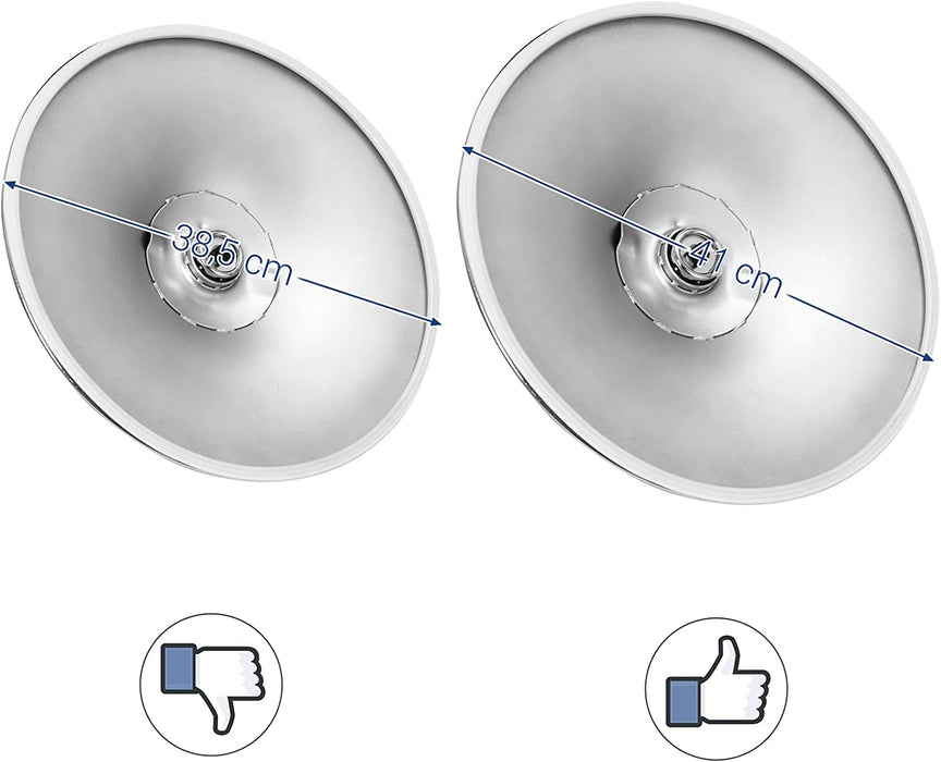 Barhocker mit robustem Standfuß Ø 41 cm, weiß, 38 x 52,5 x 115 cm