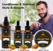 Bartpflege Set Geschenke für Männer mit Bartshampoo, Bartöl Wachstum, Bart Balsam, Bart Kamm, Bartbürste, Bartschere, Bartschablonen Geschenk für ihn
