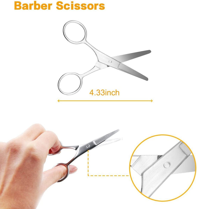 Bartpflege Set Geschenke für Männer mit Bartshampoo, Bartöl Wachstum, Bart Balsam, Bart Kamm, Bartbürste, Bartschere, Bartschablonen Geschenk für ihn