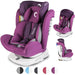 Bastiaan Kindersitz Auto, Kindersitz, Isofix und Top Tether, Kindersitz Drehbar um 360 Grad Autositz, Gruppe 0 1 2 3, ab Geburt bis 36 kg