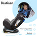 Bastiaan Kindersitz Auto, Kindersitz, Isofix und Top Tether, Kindersitz Drehbar um 360 Grad Autositz, Gruppe 0 1 2 3, ab Geburt bis 36 kg, TÜV SÜD, ECE R 44 04