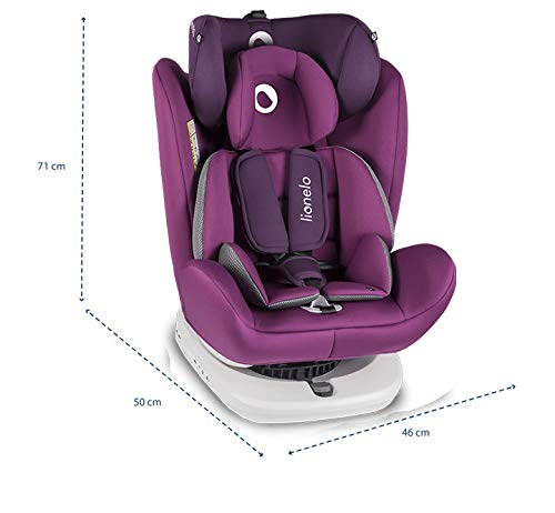 Bastiaan Kindersitz Auto, Kindersitz, Isofix und Top Tether, Kindersitz Drehbar um 360 Grad Autositz, Gruppe 0 1 2 3, ab Geburt bis 36 kg