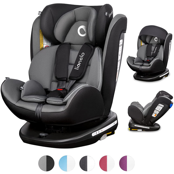 Bastiaan Kindersitz Auto, Kindersitz, Isofix und Top Tether, Kindersitz Drehbar um 360 Grad Autositz, Gruppe 0 1 2 3, ab Geburt bis 36 kg, TÜV SÜD, ECE R 44 04