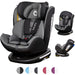 Bastiaan Kindersitz Auto, Kindersitz, Isofix und Top Tether, Kindersitz Drehbar um 360 Grad Autositz, Gruppe 0 1 2 3, ab Geburt bis 36 kg, TÜV SÜD, ECE R 44 04