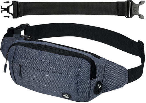 Bauchtasche Gürteltasche Hüfttasche Sport Wasserdicht Stylisch Nylon Klein Unisex Grün Hip Bum Waist Fanny Pack für Outdoor Reise Wandern 