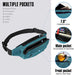 Bauchtasche Gürteltasche Hüfttasche Sport Wasserdicht Stylisch Nylon Klein Unisex Grün Hip Bum Waist Fanny Pack für Outdoor Reise Wandern 