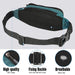 Bauchtasche Gürteltasche Hüfttasche Sport Wasserdicht Stylisch Nylon Klein Unisex Grün Hip Bum Waist Fanny Pack für Outdoor Reise Wandern 