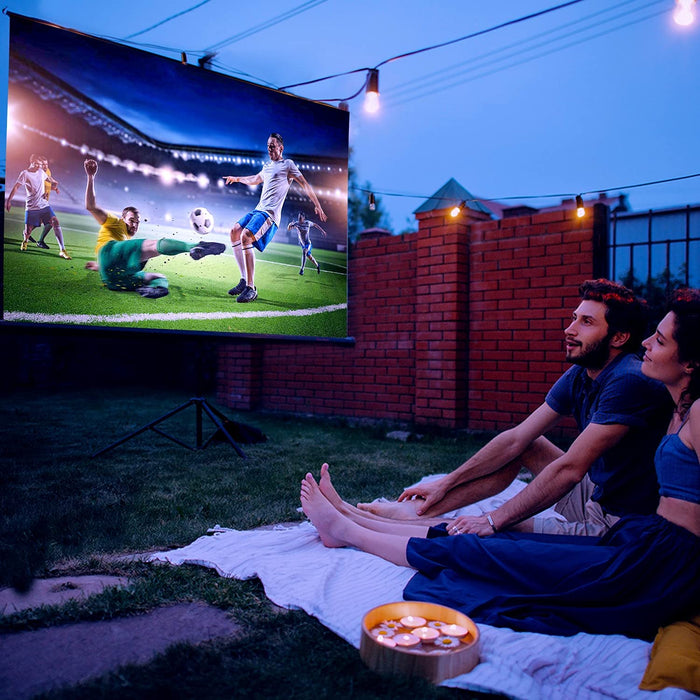 Beamer Full HD WLAN Bluetooth - Artlii Energon2 5.0G WiFi Beamer 4K Unterstützt 1080P Native Beamer mit 250" und Zoom 340ANSI Projektor Kompatibel 