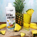 Best Body Nutrition Vital Drink ZEROP® - Ananas, Original Getränkekonzentrat - Sirup - zuckerfrei, 1:80 ergibt 80 Liter Fertiggetränk, 1000 ml