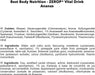 Best Body Nutrition Vital Drink ZEROP® - Ananas, Original Getränkekonzentrat - Sirup - zuckerfrei, 1:80 ergibt 80 Liter Fertiggetränk, 1000 ml
