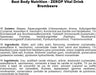 Best Body Nutrition Vital Drink ZEROP® - Brombeere, Original Getränkekonzentrat - Sirup - zuckerfrei, 1:80 ergibt 80 Liter Fertiggetränk, 1000 ml
