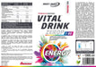 Best Body Nutrition Vital Drink ZEROP® - Energy mit 60 mg Koffein, Original Getränkekonzentrat - Sirup - zuckerfrei, 1:80 ergibt 80 Liter Fertiggetränk