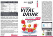 Best Body Nutrition Vital Drink ZEROP® - Erdbeer-Rhabarber, Original Getränkekonzentrat - Sirup - zuckerfrei, 1:80 ergibt 80 Liter Fertiggetränk