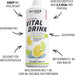 Best Body Nutrition Vital Drink ZEROP® - Zitrone-Limette, Original Getränkekonzentrat - Sirup - zuckerfrei, 1:80 ergibt 80 Liter Fertiggetränk, 1000 ml