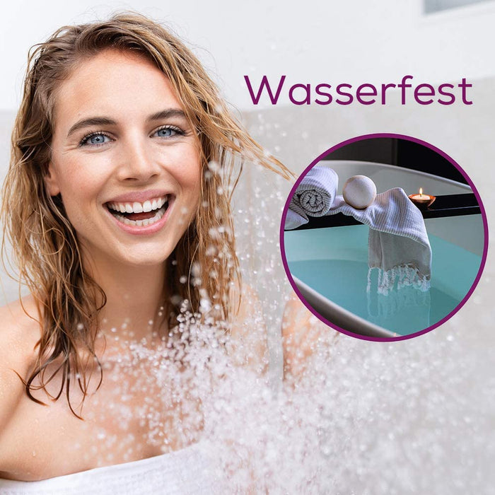 Gesichtsbürste, Tiefenreinigung für spürbar weichere Haut, 2-stufige Rotation für jeden Hauttyp, wasserfest, Weiß