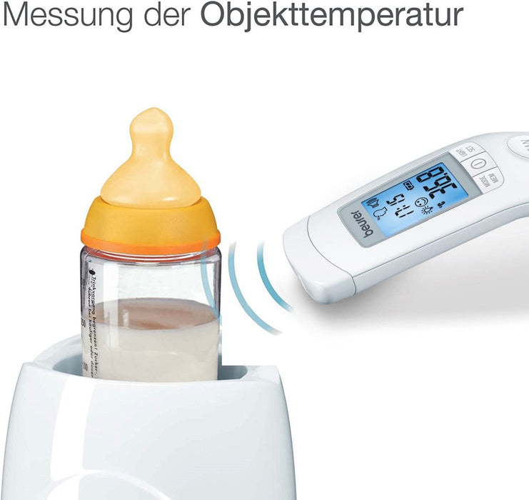 Beurer Fieberthermometer / kontaktloses digitales Infrarot-Fieberthermometer / Baby-Thermometer / zur einfachen Messung an der Stirn
