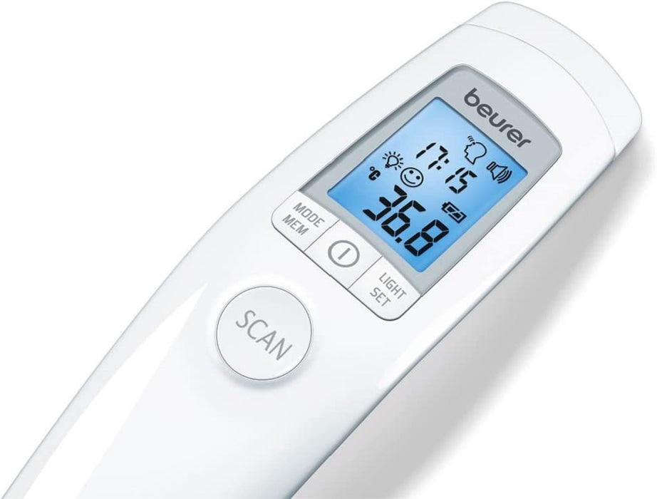 Beurer Fieberthermometer / kontaktloses digitales Infrarot-Fieberthermometer / Baby-Thermometer / zur einfachen Messung an der Stirn