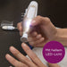 Maniküre Pediküreset, elektrisches Nagelpflegeset mit Akku, 10 Aufsätze zur Nagelpflege für schöne Hände und Füße, mit LED Licht, Einheitsgröße