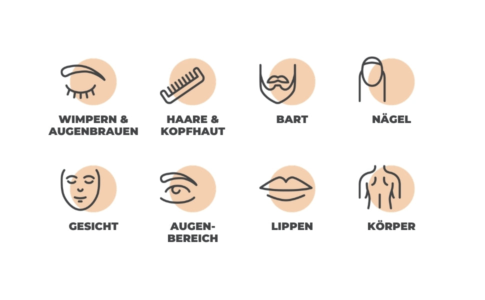 Bionoble Rizinusöl Bio 100ml - 100% Rein, Natürlich und Kaltgepresst - Wimpern, Augenbrauen, Haare, Bart, Nägel - Vegan und Cruelty Free - Castor Oil