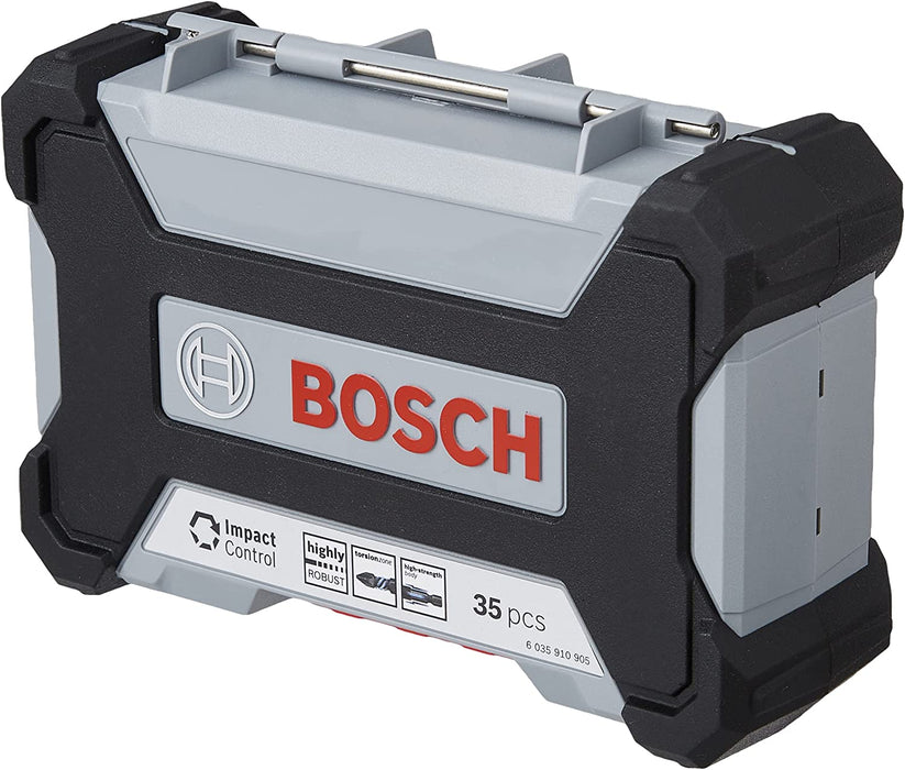 Bosch Professional 35 tlg. Multi Construction Bohrer- und Schrauberbit Set (Impact Control, Pick and Click, Zubehör Schlagschrauber)