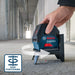 Bosch Professional Kreuzlinienlaser (roter Laser, Innenbereich, mit Lotpunkten, Arbeitsbereich: 15 m, 3x AA Batterien, Drehhalterung RM 1, Laserzieltafel, Schutztasche)