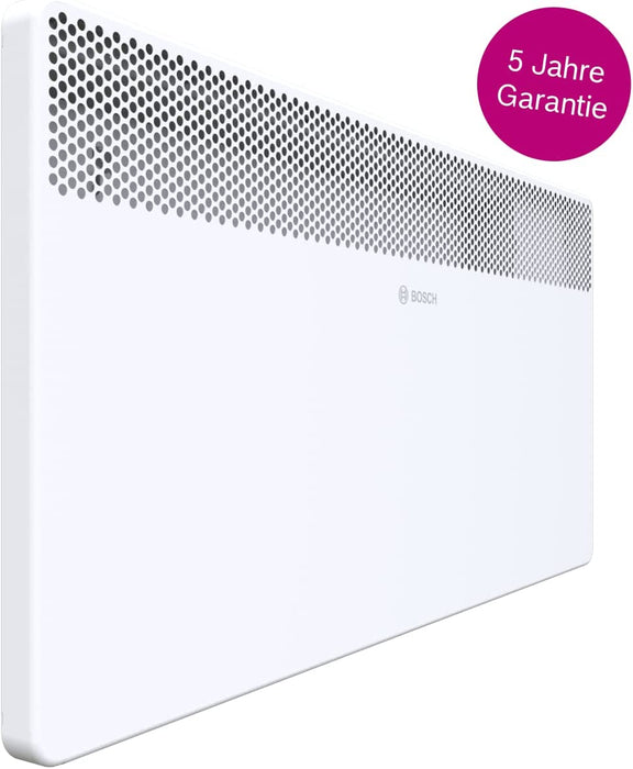 Bosch elektrischer Konvektor Heat Convector für ca. 25m² mit 2500W inkl. elektronischer Regler, LED-Anzeige, Wochenprogramm, 5 Jahre Produktgarantie