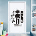 Boy Gamer Wandtattoo, Wandaufkleber, Gamer Controller Wandsticker, Wanddeko Aufkleber für Jungen Schlafzimmer Wohnzimmer Home Playroom Hintergrund