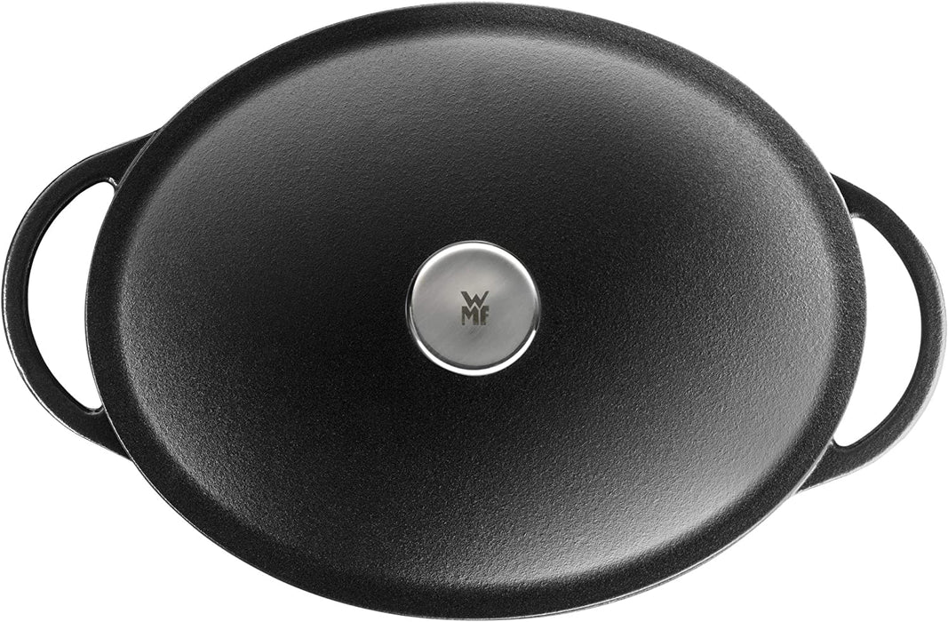 Bräter Induktion 30 x 23,5 cm, Schmortopf 5,0l, Auflaufform, Gusseisen emailliert, backofenfest