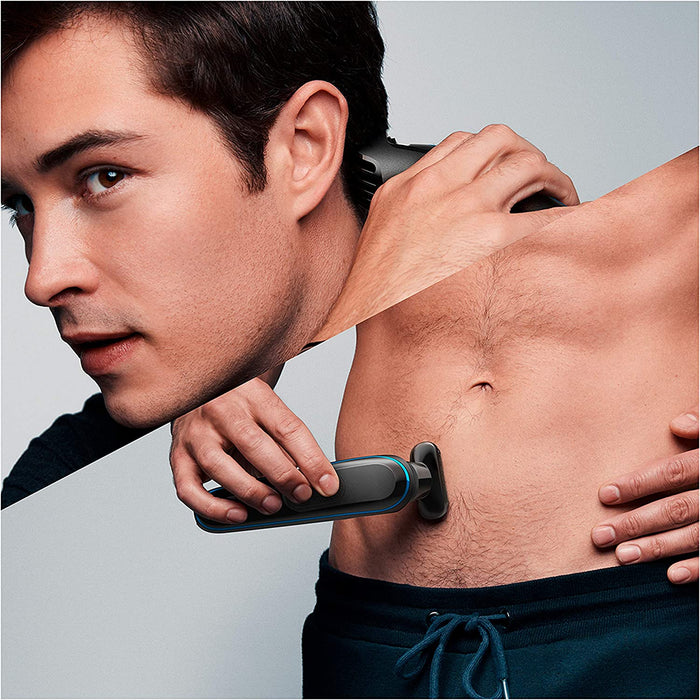 Braun Barttrimmer / Haarschneider Herren, Trimmer / Haarschneidemaschine & Rasierer, 9-in-1 Set für Bart, Gesicht, Kopf, Körper, Ohren und Nase