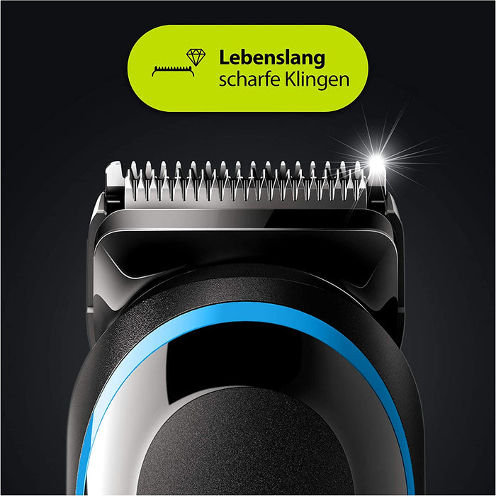 Braun Barttrimmer / Haarschneider Herren, Trimmer / Haarschneidemaschine & Rasierer, 9-in-1 Set für Bart, Gesicht, Kopf, Körper, Ohren und Nase