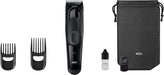 Braun Haarschneider Herren, Haarschneidemaschine, ultimatives Haare schneiden mit Braun, 17 Längeneinstellungen, Geschenk Mann, schwarz
