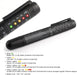 Bremsflüssigkeitstester geeignet für Bremsflüssigkeiten DOT 3/4/5 mit 5 LED Anzeige, tragbarem Beflockungsbeutel