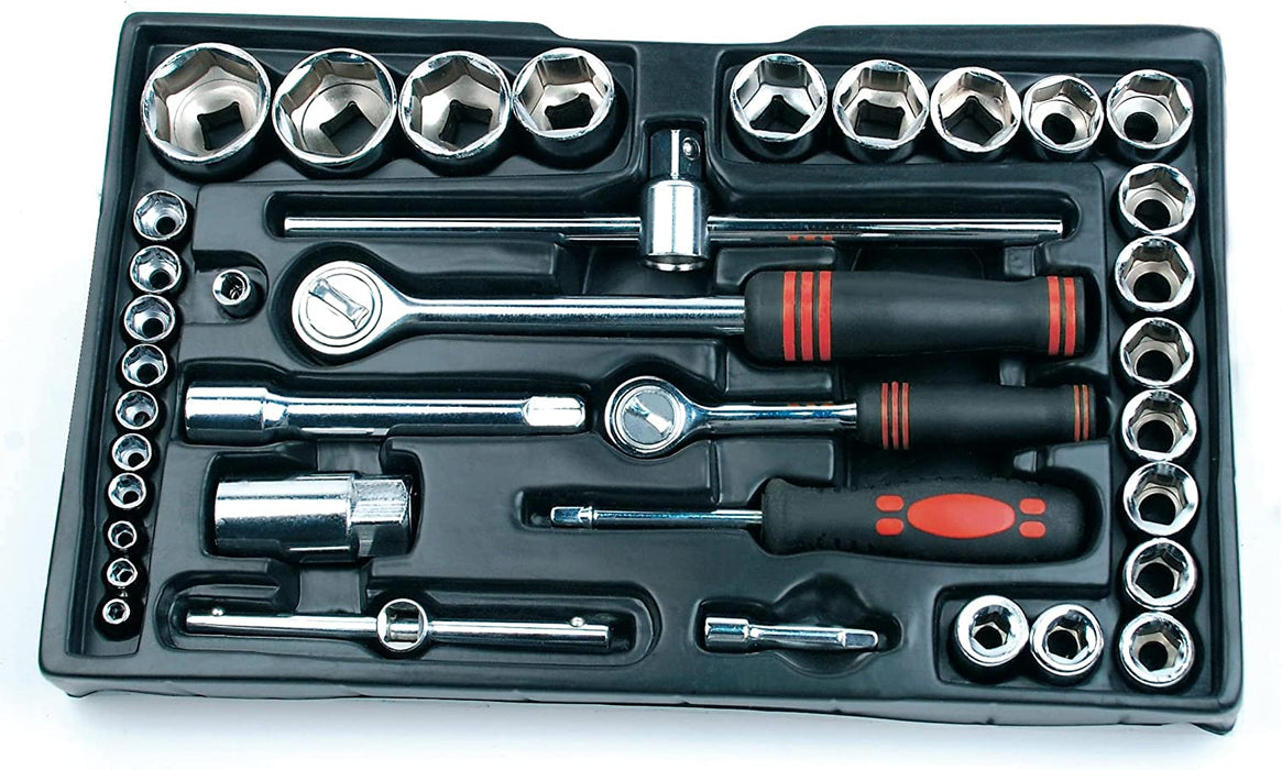 Brüder Mannesmann Bestückte Werkzeugbox, 155-tlg