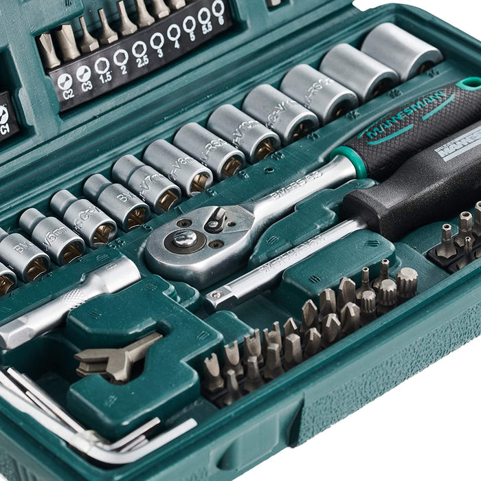 Brüder Mannesmann 130-tlg. Steckschlüssel- und Bitsatz