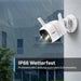 C320WS Überwachungskamera Außen, WLAN IP Kamera, 4MP Hochauflösung, 30m Vollfarb-Nachtsicht, Bewegungserkennung, IP66 wasserdicht