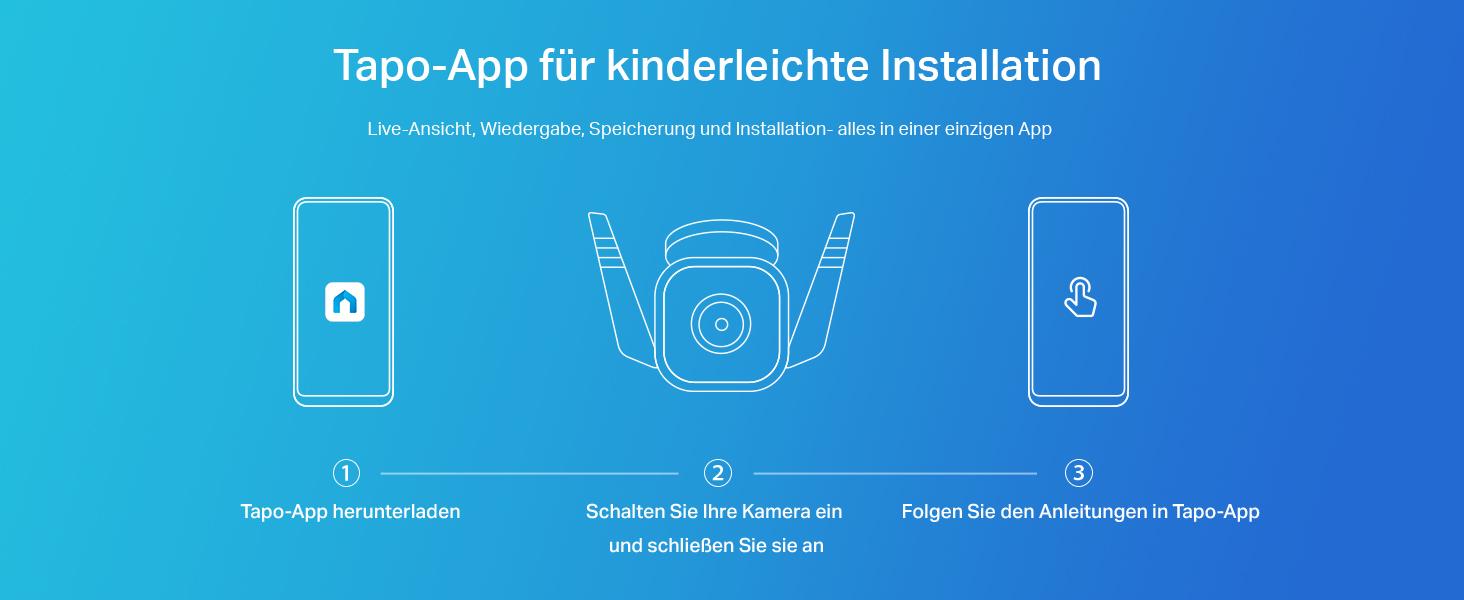 C320WS Überwachungskamera Außen, WLAN IP Kamera, 4MP Hochauflösung, 30m Vollfarb-Nachtsicht, Bewegungserkennung, IP66 wasserdicht
