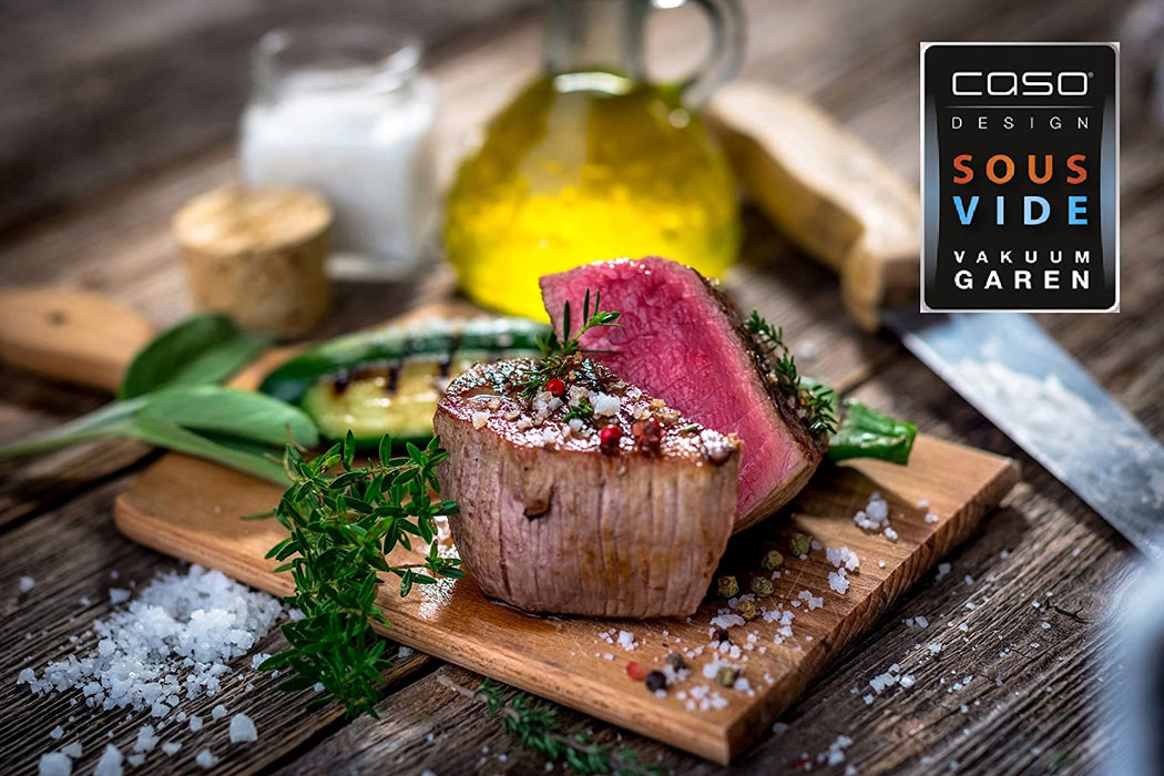 CASO Profi- Folienbeutel 16x23 cm / 50 Beutel, für alle Vakuumierer, BPA-frei, sehr stark & reißfest ca. 150µm, aromadicht, kochfest, Sous Vide