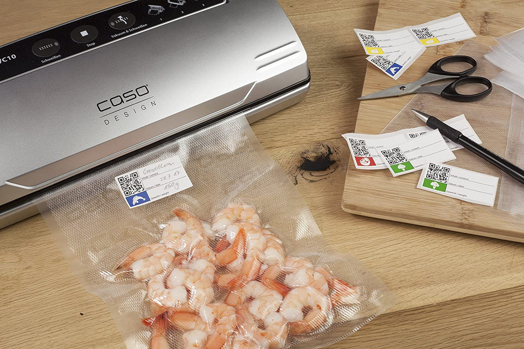 CASO Profi- Folienbeutel 30x40 cm / 50 Beutel, für alle Balken Vakuumierer, BPA-frei, sehr stark & reißfest ca. 150µm, kochfest, Sous Vide 