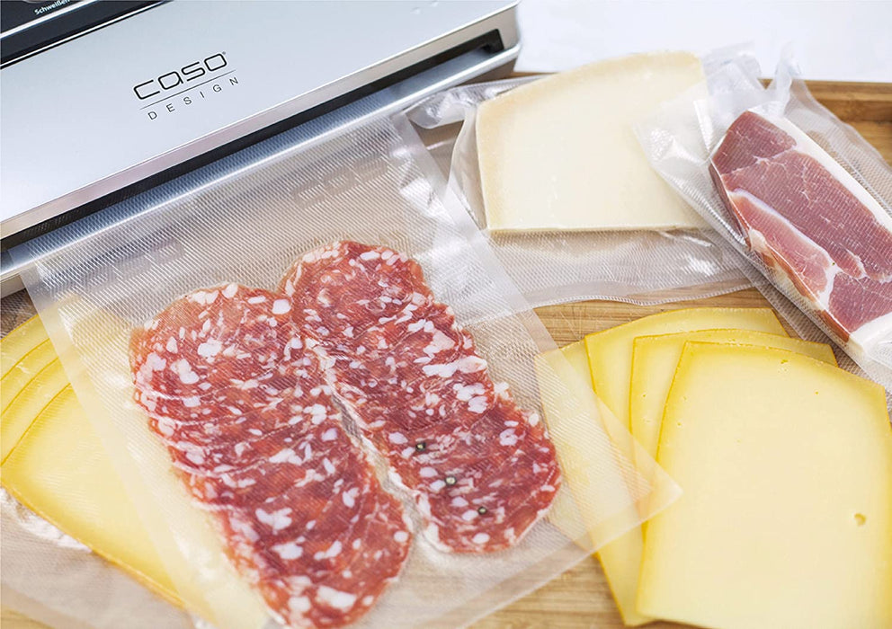 CASO Profi- Folienbeutel 30x40 cm / 50 Beutel, für alle Balken Vakuumierer, BPA-frei, sehr stark & reißfest ca. 150µm, kochfest, Sous Vide 