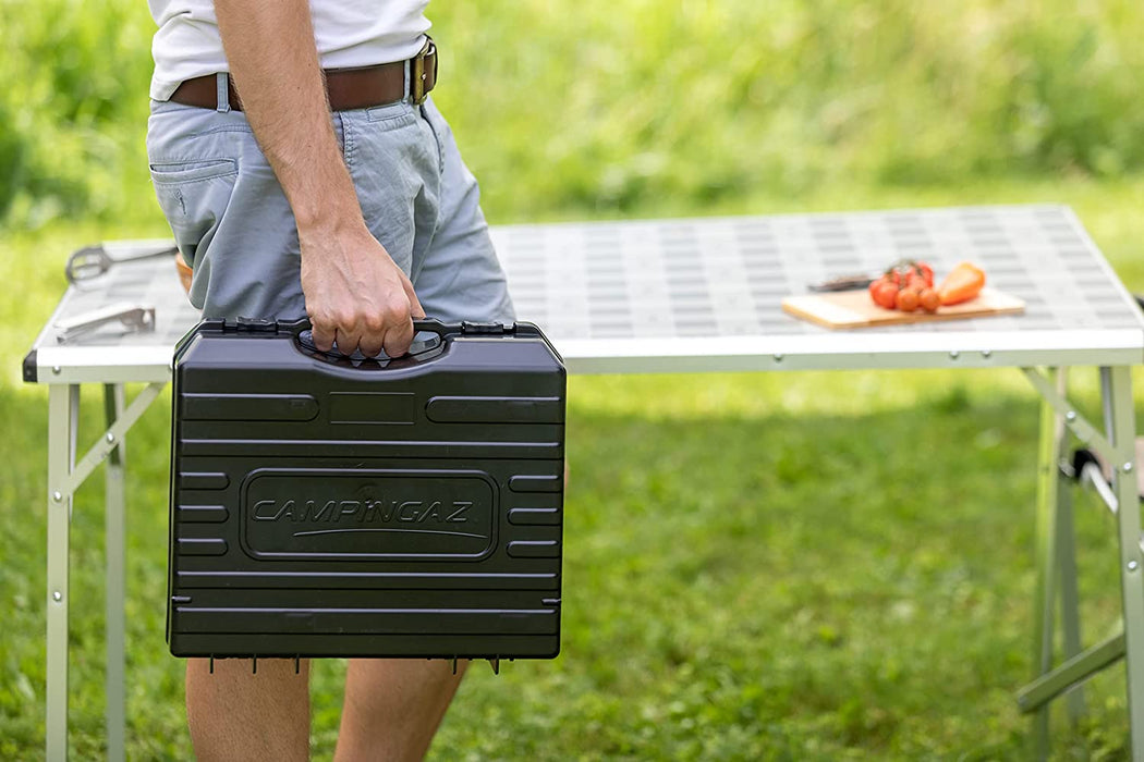 Campingaz Camp Bistro DLX kompakter Outdoor Gas-/ Gaskartuschen-/ CampingKocher Camp Bistro DLX, 1 flammig, 2.200 Watt, mit Überhitzungsschutz 