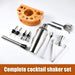 Cocktail Shaker Set,Esmula 750ML 12 Teiliges Edelstahl Barkeeper Kit Professionelles Martini Mixing Bartending Kit Kombination, Home Stylish Bar Tool