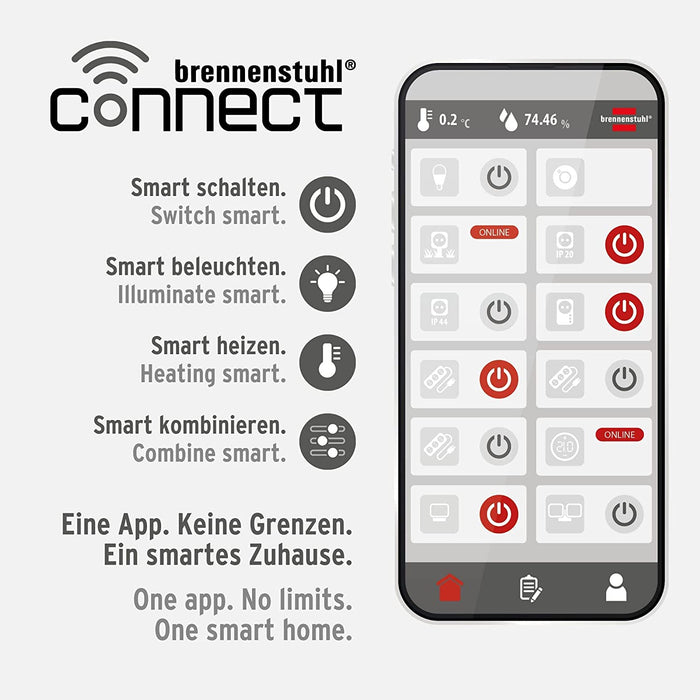 Connect WiFi Rauch-und Hitzewarnmelder WRHM01 mit App-Benachrichtigung (WLAN Rauchmelder inklusive 2X Batterien, geprüft nach EN 14604)
