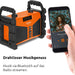 DAB+ Baustellenradio (DAB+, DAB, UKW, USB, AUX in, Bluetooth, leistungsstarker Akku, Favoritenspeicher, 2 x 6 Watt Stereo-Lautsprecher) orange