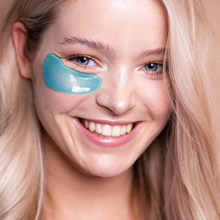 DEEP HYDRATION EYE PAD MASK, feuchtigkeitsspendende Augenpads mit Aloe Vera, Hyaluron und Vitamin E gegen trockene und spröde Haut, für eine optimal durchfeuchtete Augenpartie, 1x 2 Stück