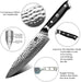 Damastmesser Kochmesser 67 Schichten Damaststahl Küchenmesser mit G10 Griff 20CM - PRO Series