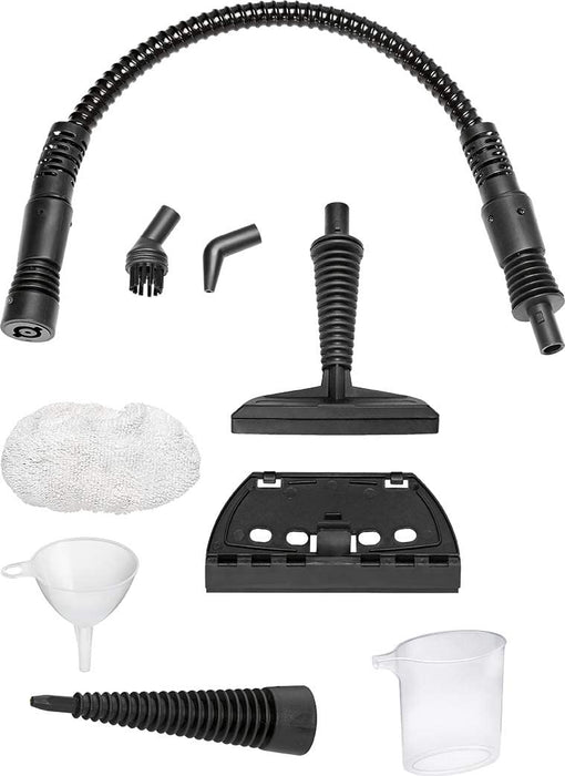 Dampfreiniger, reinigt, entfettet und desinfiziert ohne Kalkrückstände und Putzstreifen, Wassertank: ca. 250 ml, 3,5 bar max. Dampfdruck